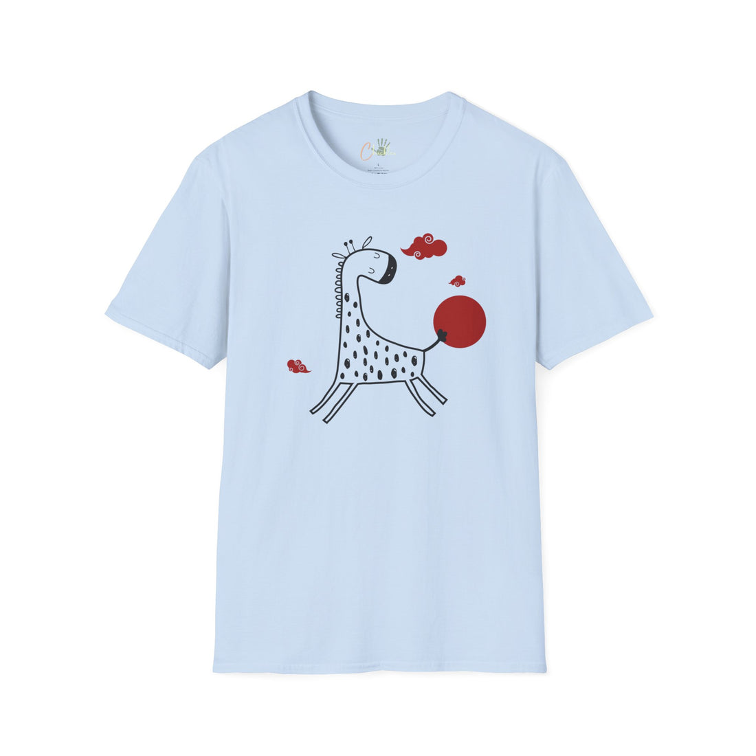 Giraffe Moon Unisex Softstyle T-Shirt