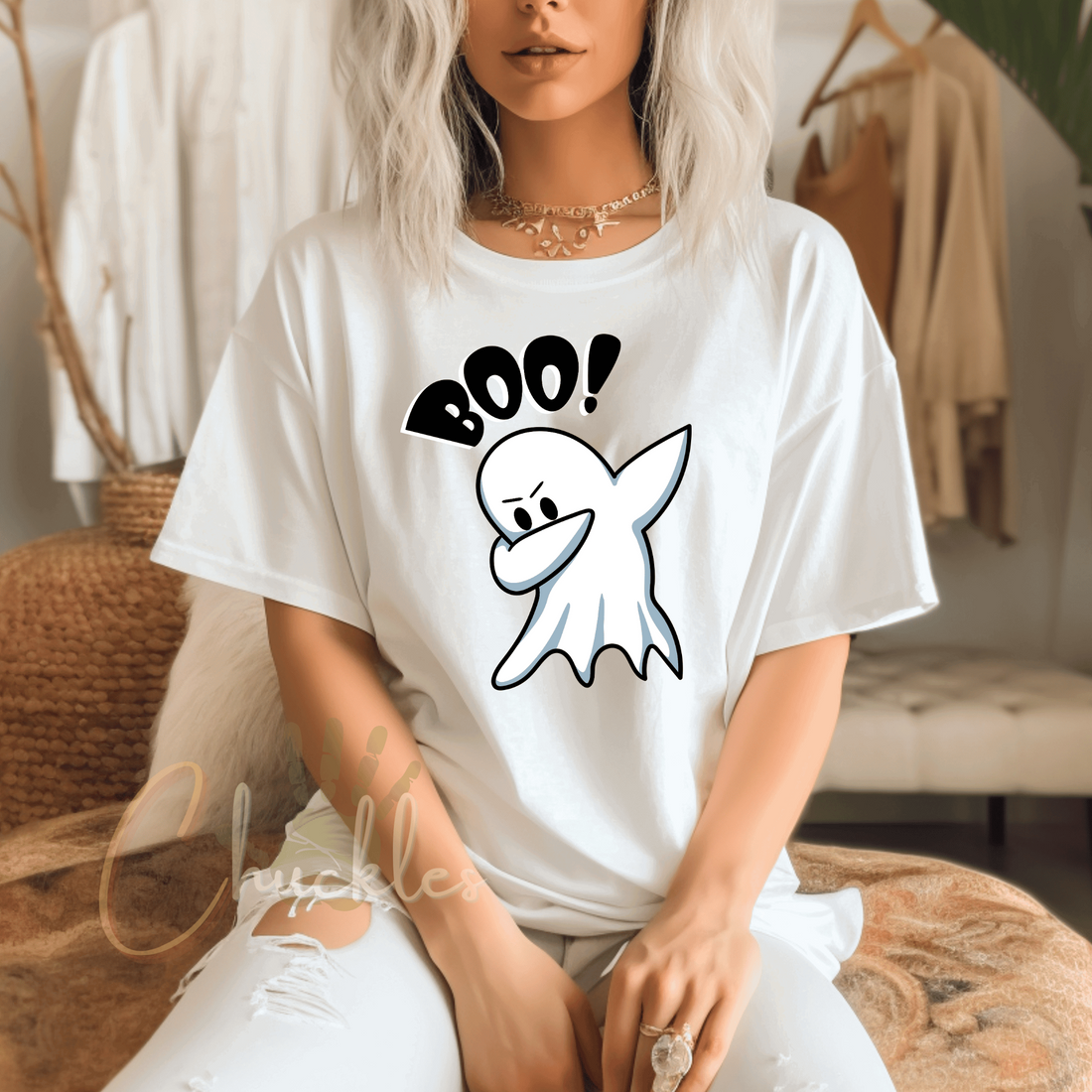 Boo ghost Unisex Jersey Short Sleeve Tee