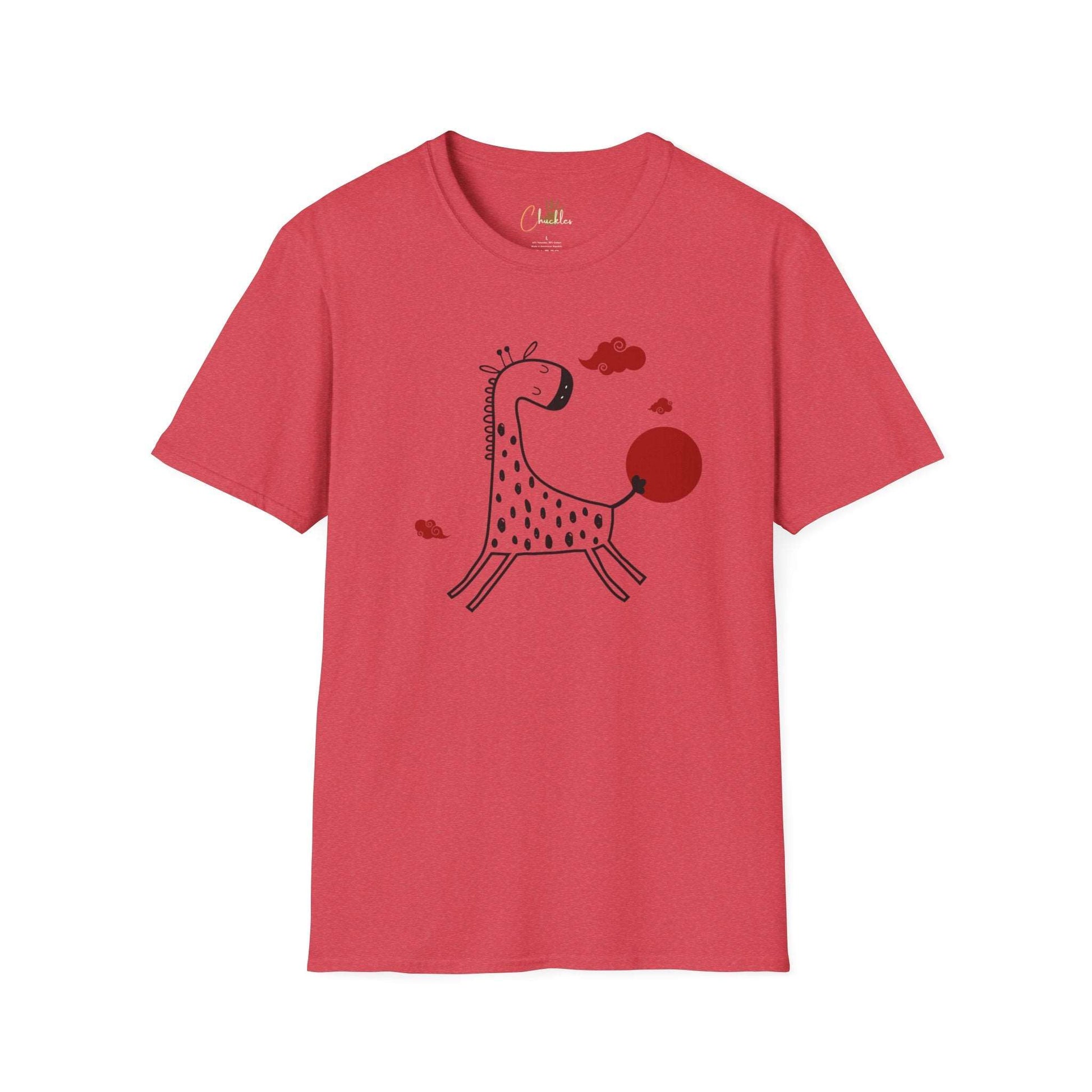 Giraffe Moon Unisex Softstyle T-Shirt